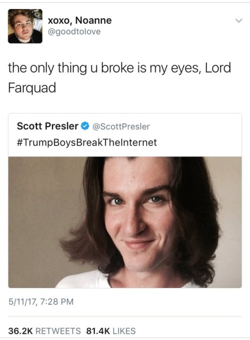 weavemama:LORD FARQUADthe name ‘lord farquaad’ comes from the fact that it sounds like ‘fuckwad’ w/ 