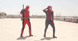 theultimatemoviefanatic:  Spider-man and Deadpool Dance Battle 