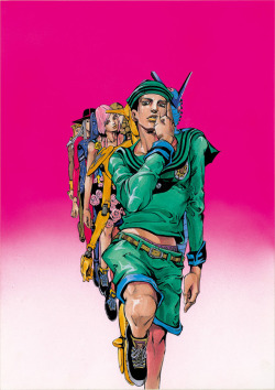 cosmicsunny:  Jojo’s Bizarre Adventure Part 8: Jojolion Ultra Jump Textless Covers Part (½)  December 2013 - April 2014