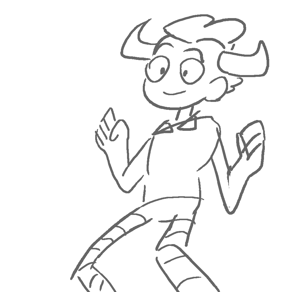 i was listening to some daft punk that popped up on my dash so i drew tavros dancing like a rythmless shit baby