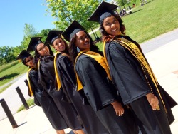 robregal:  convolutedperceptions:  Bowie State University Honors Program Graduates. || May 23, 2015.   We all graduated with Latin honors! My fellow colleague in the middle graduated with a cumulative 4.0 GPA in biology! The epitome of Summa Cum Laude.