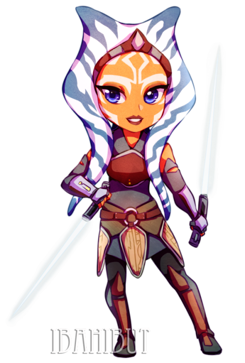 ibahibut: Chibi Lady Ahsoka Tano, Here some speedpaint 