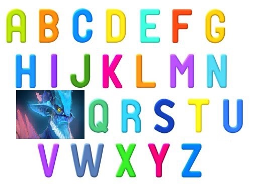 Sexy alphabet letters