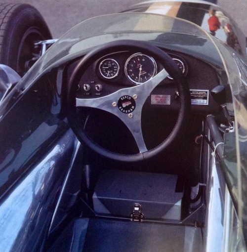 Classic 1960’s GP Cockpit: Brabham BT24 Repco 1967…— Brabham in BT24-1 at Silverstone , Britis