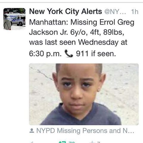 Pass this around this could be your child #ErrolJackson