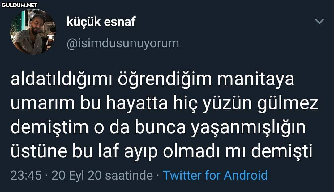 küçük esnaf...