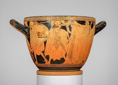 didoofcarthage: Red-figure skyphos (drinking cup) with the departure and recovery of Helen, mad