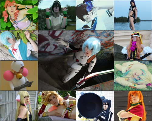 My cosplay year 2013  It has been so much fun to cosplay all these wonderful ladies! *A* I have made