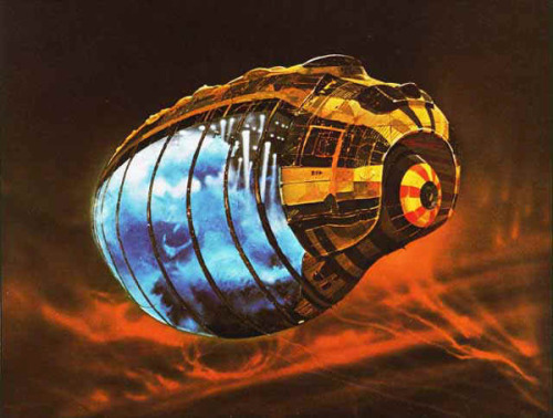 70sscifiart:  Spice container concept art by Chris Foss for Jodorowsky’s Dune adaptation