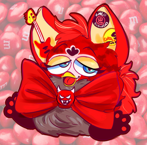 freakyfurby: drew my kids!!! DEMO &amp; Opposable Thumbs The Clown. i like both transparent &