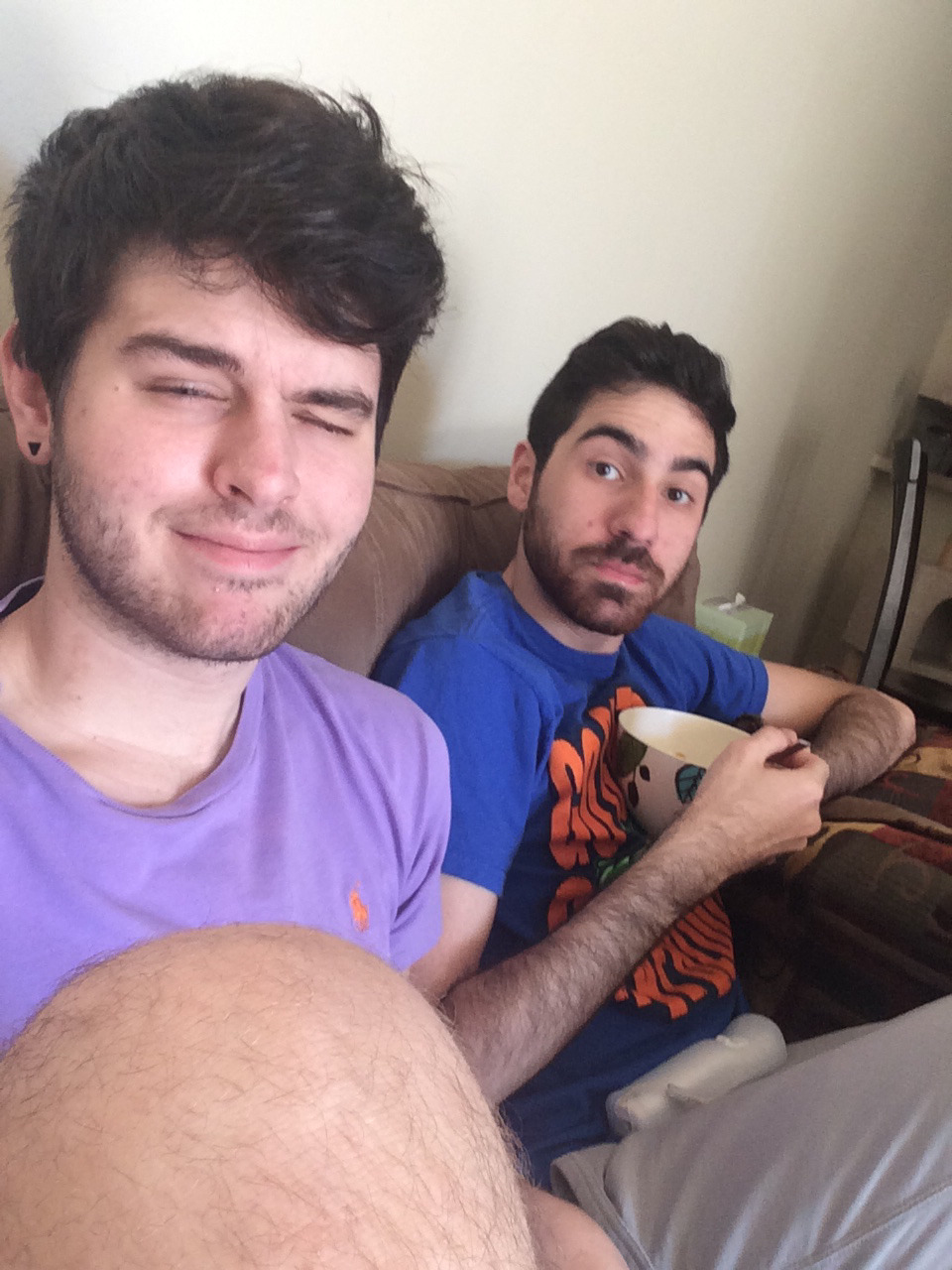 seaking:we’re eating cereal and watching parks n rec