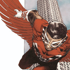 historymaker-inprocessofmoving:  Marvel Comics Meme: Characters [6/10]↳ Sam Wilson/Falcon