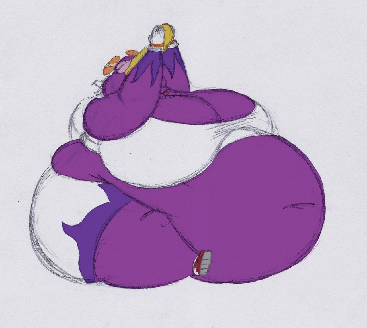 Wave wears fat quite well I think.Art by ChubberdyColours by me