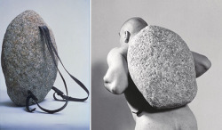 railroadsoftware:  nyctaeus:  Jana Sterbak, ‘Sisyphus Sport’, 1997   not the best bag design I’ve ever seen