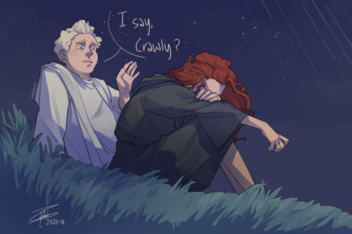 glorfy-the-bright-haired-ellon:lmao imagine the initial shock of seeing a meteor shower for the firs