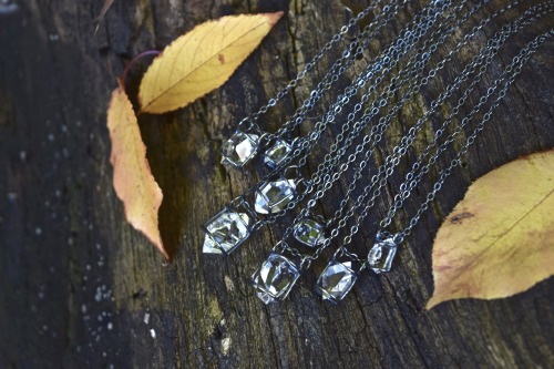 Eight new Herkimer Diamond Necklaces have made their way to the shop!  This will likely be the last 