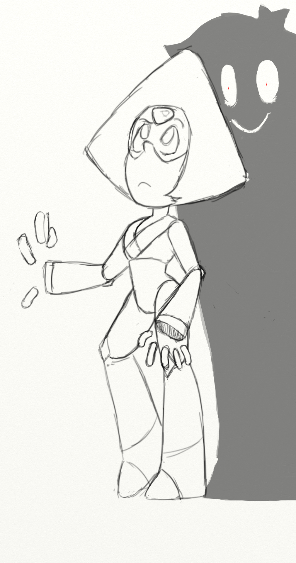 Work in progress but….. She’s a bloody creep(letthefandomwarsbegin)0_0your art
