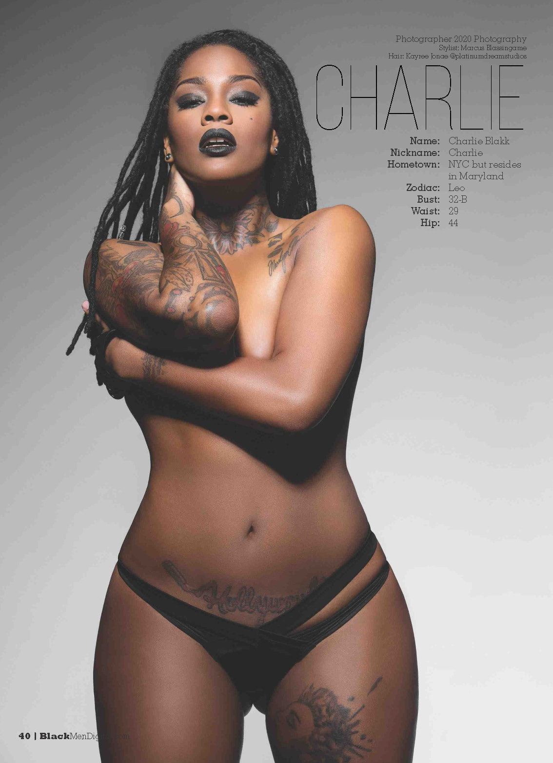 CHARLIE BLAKK - Black Men Magazine - USA - October 2015Follow Black Men magazine