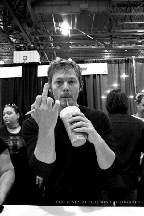 daryl-dixons-wings:  Starbucks and Norman Reedus ok the human race really does want