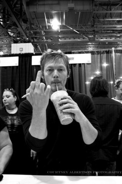daryl-dixons-wings:  Starbucks and Norman Reedus ok the human race really does want me dead! 