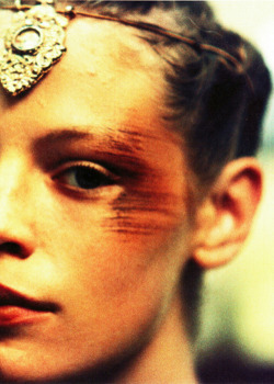 voguelovesme:  backstage at dries van noten fall/winter 1997-98 