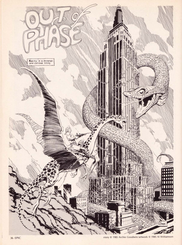 introvertedart: ungoliantschilde: Archie Goodwin and Al Williamson.  This was in
