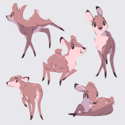 itsdanfango:  deer doodles(since i did one