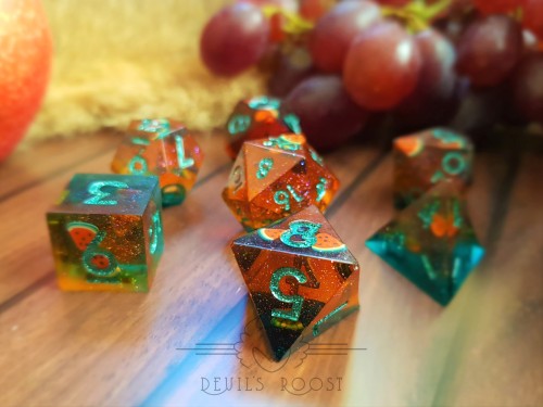 Cute and fruity, these little watermelon dice look like candy! They’re not though, please don’t eat 