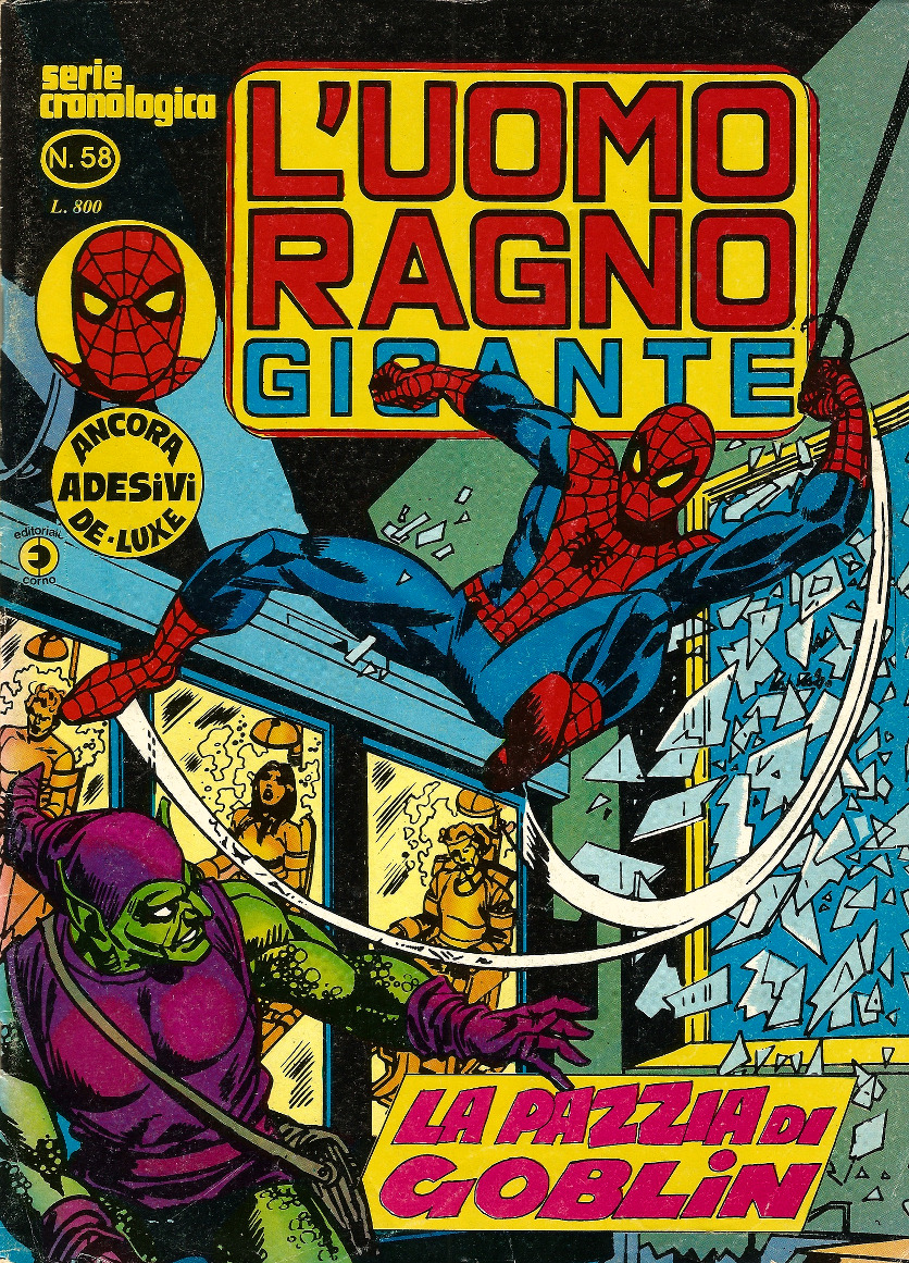L'uomo Ragno Gigante (Italian Giant-Size Spider-Man) (Marvel Comics, 1981). From