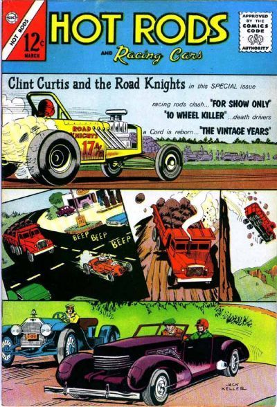 racingcomics:  HOT RODS AND RACING CARS #62 - March 1963 (Charlton Comics) Cover