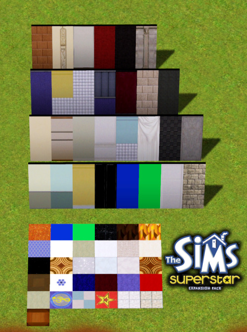 So people here we are with last pack of The Sims 1 floors. This time I present you walls and floors 