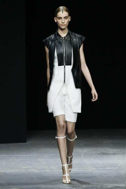 Alexander Wang Spring-Summer 2013A Personification Of The State Of Mind Take sheaves of leather, sla