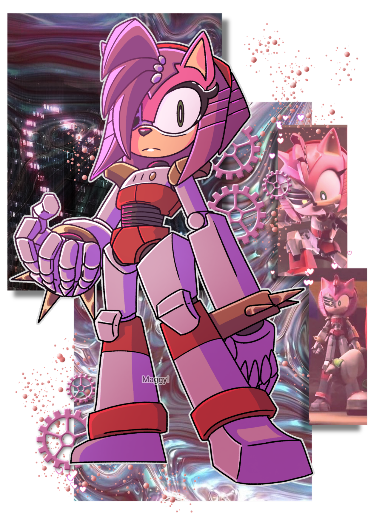 Metal Sonic's reaction to Prime Amy ( made by reso ) : r