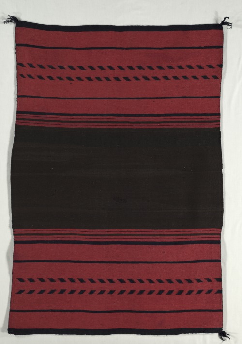 Navajo woman’s dress (one panel).  Artist unknown; 1860.  Now in the Cleveland Museum of Art.