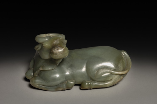 Reclining Water Buffalo, 1644-1911, Cleveland Museum of Art: Chinese ArtSize: Overall: 21 cm (8 &fra