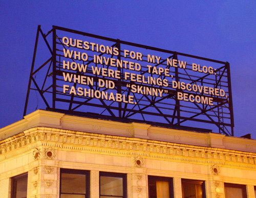 kateoplis:  The Last Billboard: A Tumblr