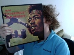 3345rpmz:  • Record Faces • ⋅ Jimi Hendrix ⋅ “ More Experience ” photo: Alex Coppard source: Sleeveface 