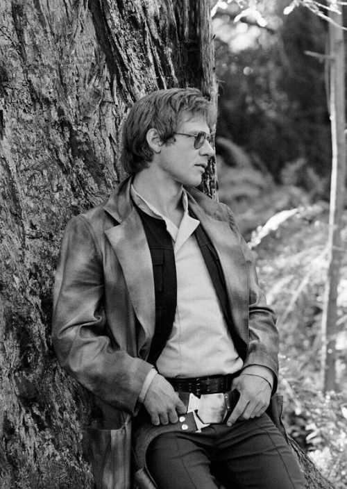 theorganasolo:Harrison Ford as Han Solo on the set of Return of the Jedi