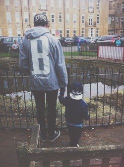 mitzey:  Took my nephew to the pond to see if we could find Nemo. http://mitzey.tumblr.com/ 