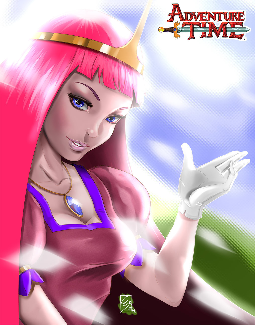 Princess Bubblegum Fanart [SFW] by yecuari Princess Bubblegum, my first fan-art I