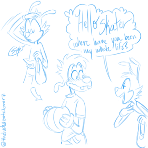 theluckyestclover7: i love that like wakko being non binary, yakko has become the flirty bi disaster