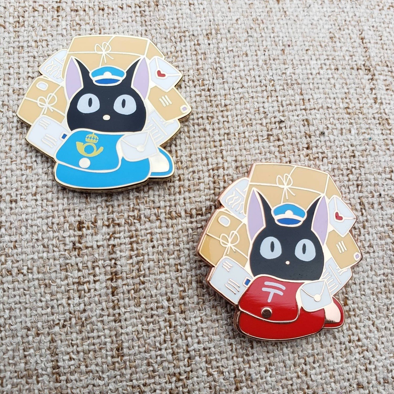 sosuperawesome: Kiki’s Delivery Service Fan Art Pins  Mei Bee Art on Etsy  See