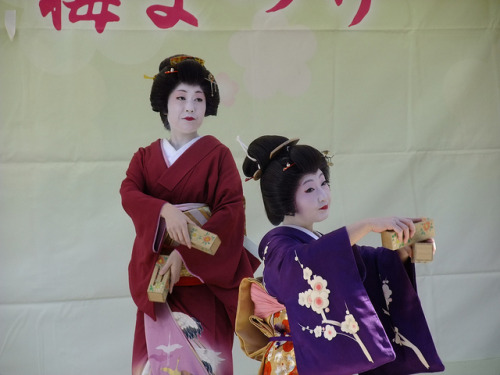 namariprints: Atami’s Onsen Geisha at the 69th annual Atami Plum Garden PLUM FESTIVAL on Flick