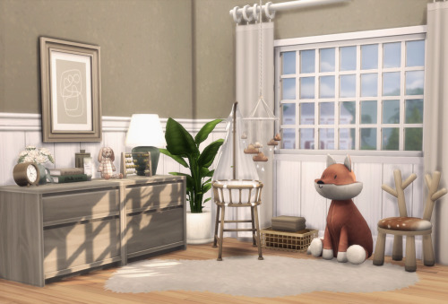 pierisim:Hello hello!Here is the last part of the Oak House : the kids bedroom !There are 29 new ite