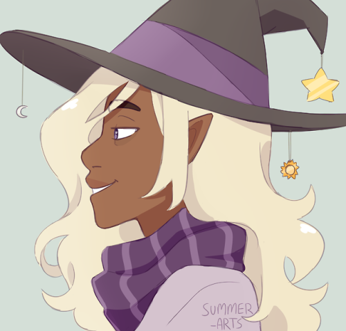 summer-arts: y’know, from tv [image description: a drawing of Taako from the shoulders up, in 