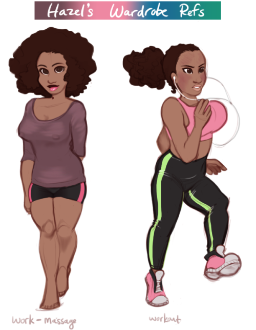 jaimeeadult: Just thought I’d share some references for Hazel in clothes other than her usual lady-