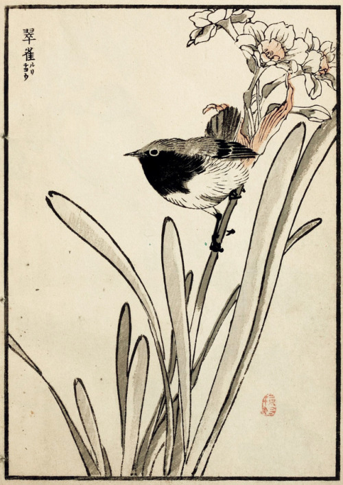 Kōno Bairei (1844-1895), &ldquo;Bairei hyakucho gafu&rdquo;, Vol. 1, 1881Source