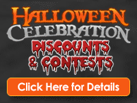 Check out our big Halloween Promo going on now with contest and discounts. See which