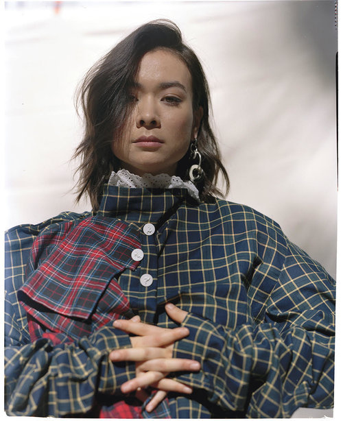 garbagequeer:Mitski for Teen VoguePhotographer: Eric ChakeenHair: Maggie Connolly Makeup: Colleen Ru