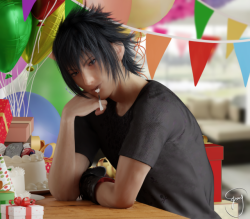 emy-san:  👑Happy Birthday Noct! 👑